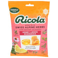 Ricola Natural Cough Drops Family Size, Honey Lemon Flavor with Echinacea, 45 count, CASE of 6