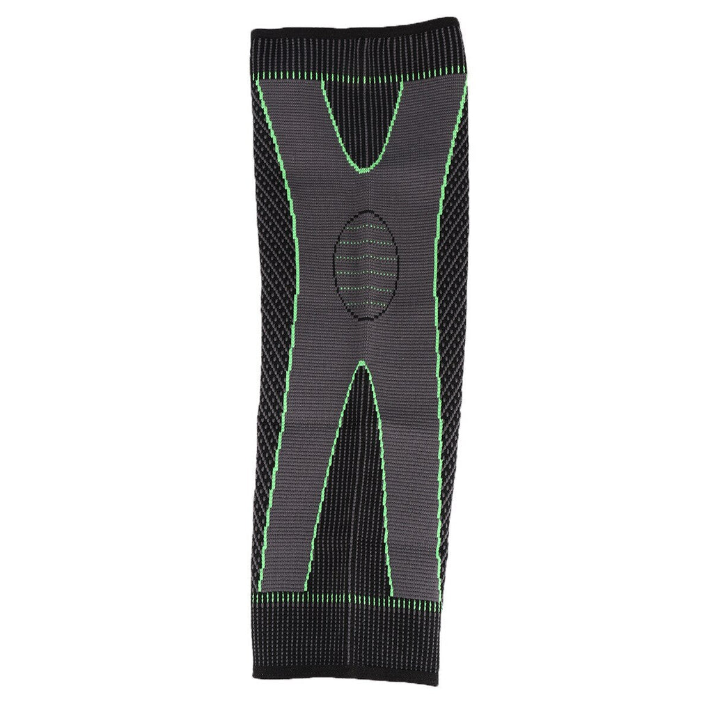 1PCS Mumian S33 Classic Black And Green Knitted Thermal Lengthen Sports Kneecaps