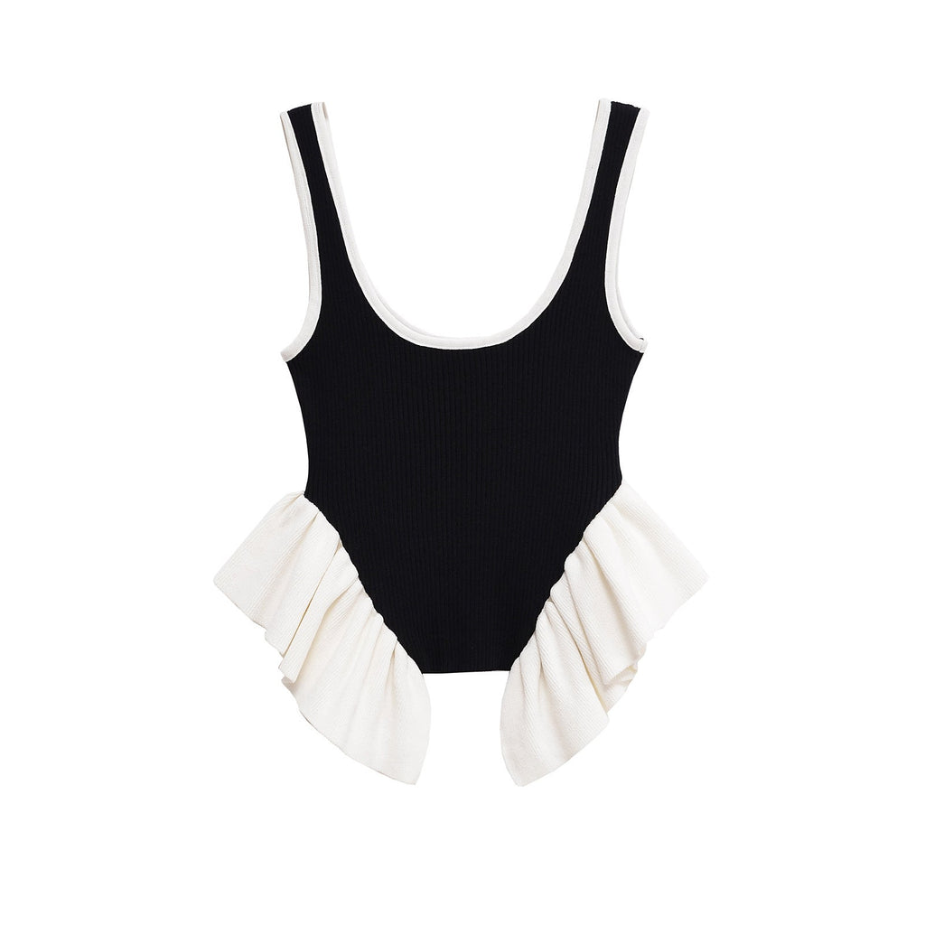 Elegant and Versatile Sleeveless Strap Top with  Design