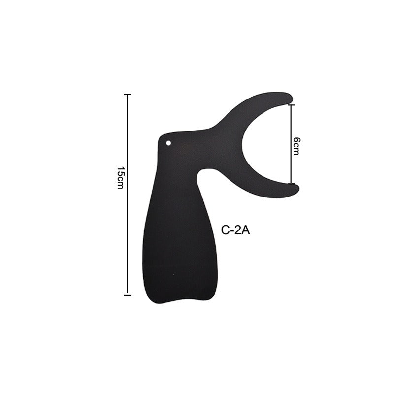 Dental orthodontic black background plate Intraoral photography background plate