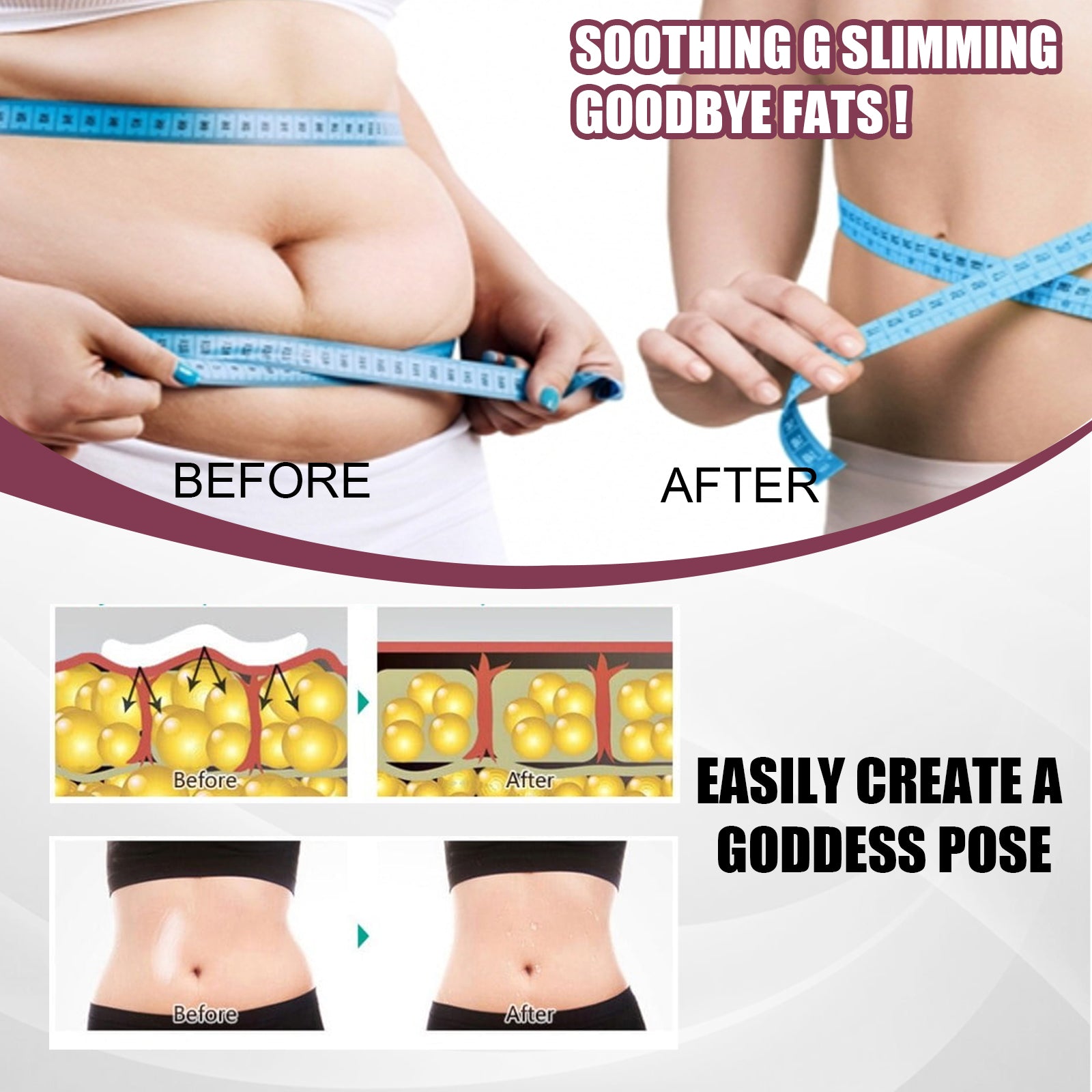 Belly Button Stick Body Skin Massage Firming Skin Thigh Muscle Belly Button Stick