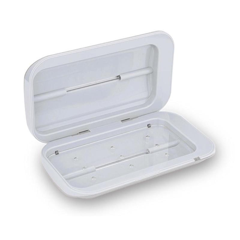 Portable Double UV Sterilizer Box Jewelry Watch Phone Cleaner Disinfection Clean Working Temperature Range 0-55 Degrees