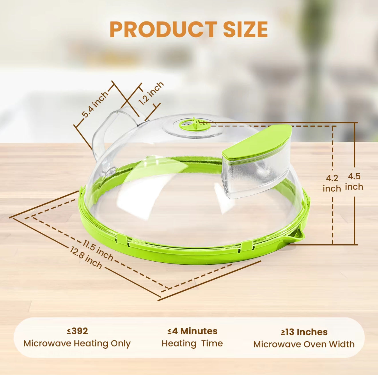 SteamGuard Microwave Cover