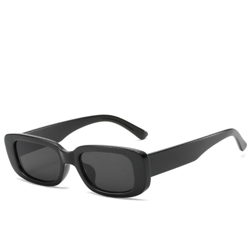 Trend Small Frame Sunglasses Female Square Sunglasses Olive Green Colorful Ins Street Shot Glasses