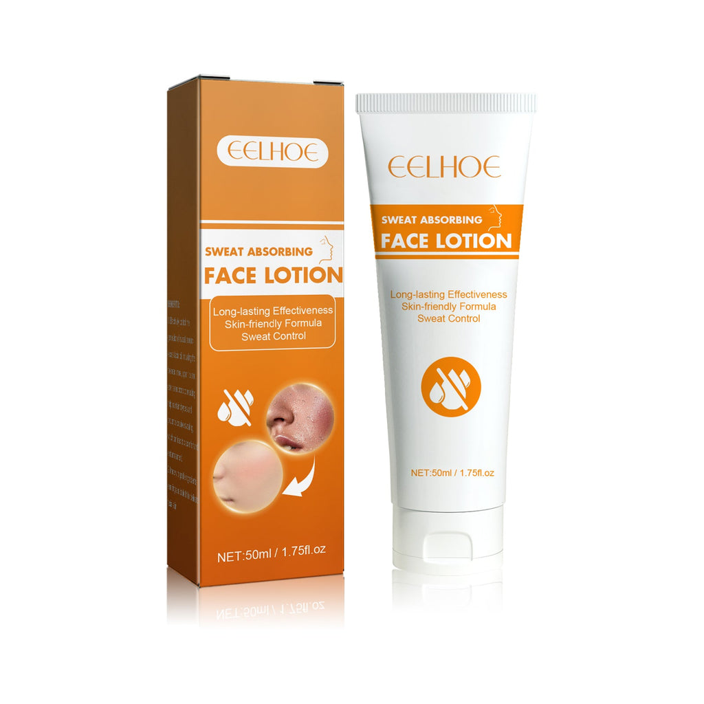 Sweat Absorbent Facial Lotion, Facial Skin Oil Control Mild Skin Friendly Refreshing And Long-Lasting Facial Antiperspirant Lotion
