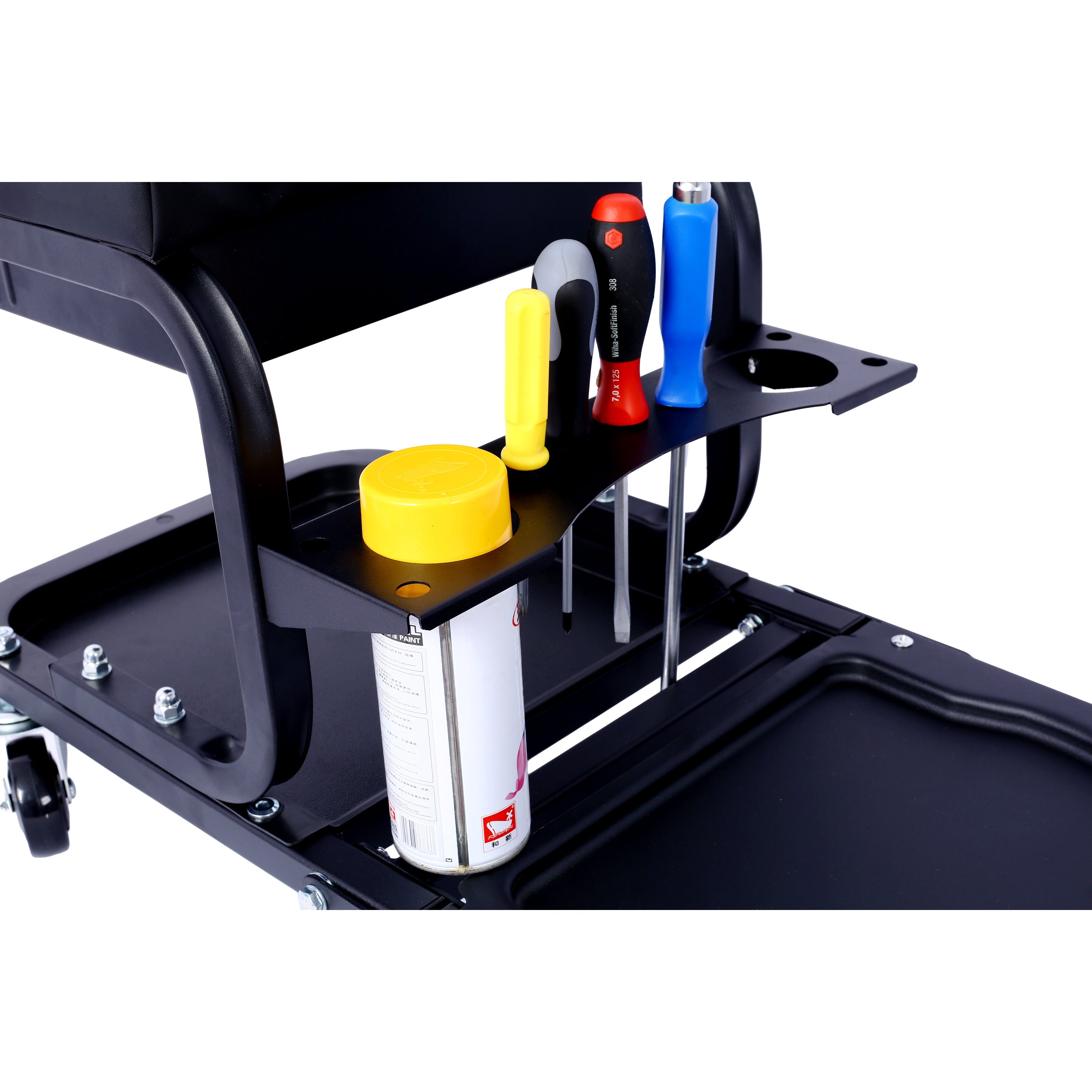 Ultimate Rolling Details and Multifunctional Car, 15'1/2 "x 8'3/4" x 18'1/2 "- Black