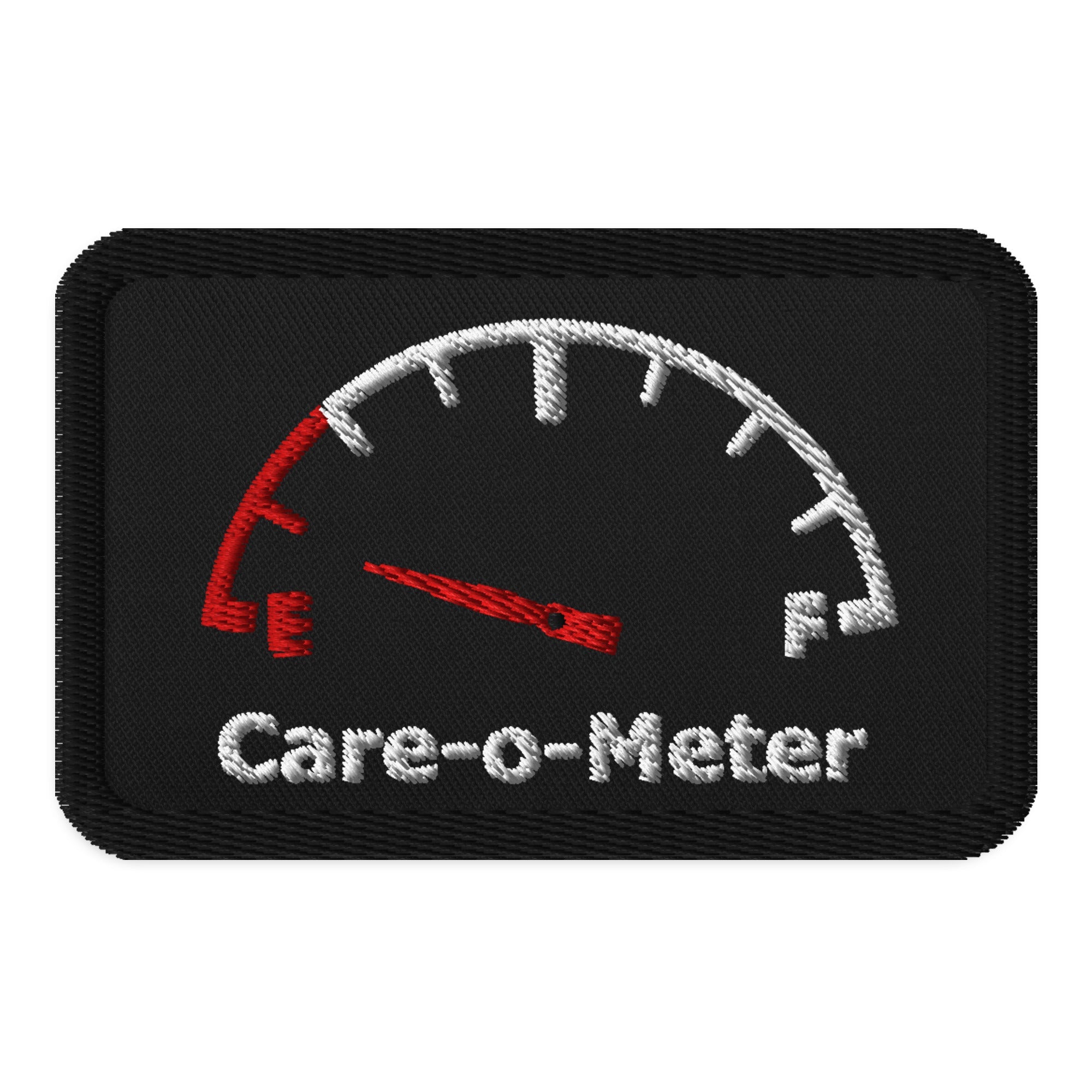 I Don't Care Embroidered patches