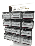 12 Slots -Display with Magnetic Lashes with eyeliner