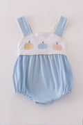 Blue embroidery bubble