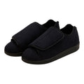 Silverts Slippers - Black, Size 8 / 2X-Wide