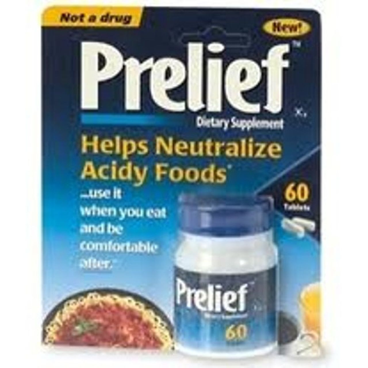 Prelief Acid Reducer  Dietary Supplement Caplets 60 Ct