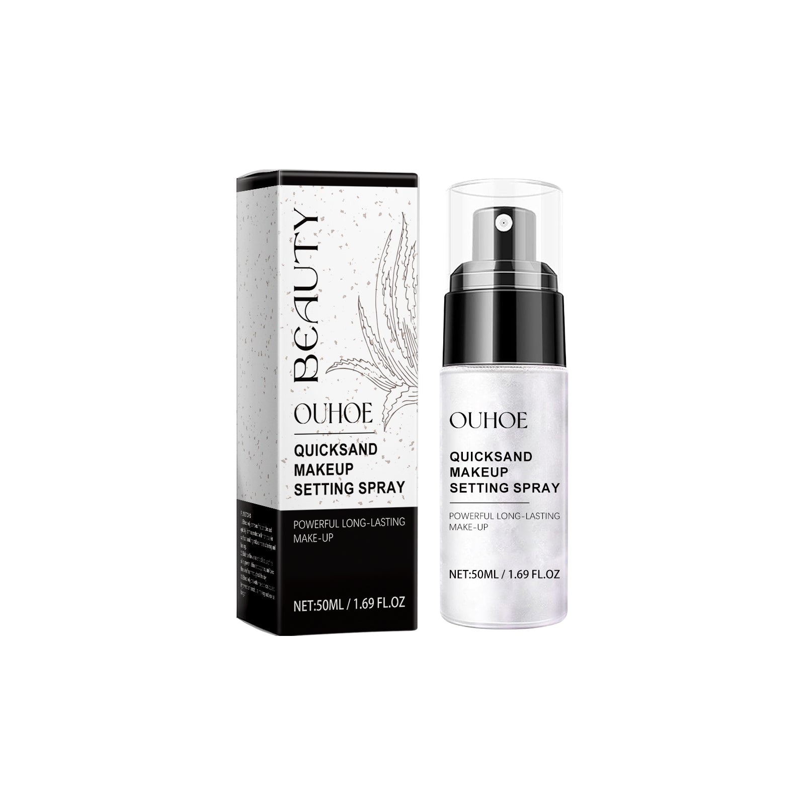Quicksand Setting Spray Natural Lightweight Multi-Effect Moisture Moisture Mist Refreshing Portable Makeup Spray