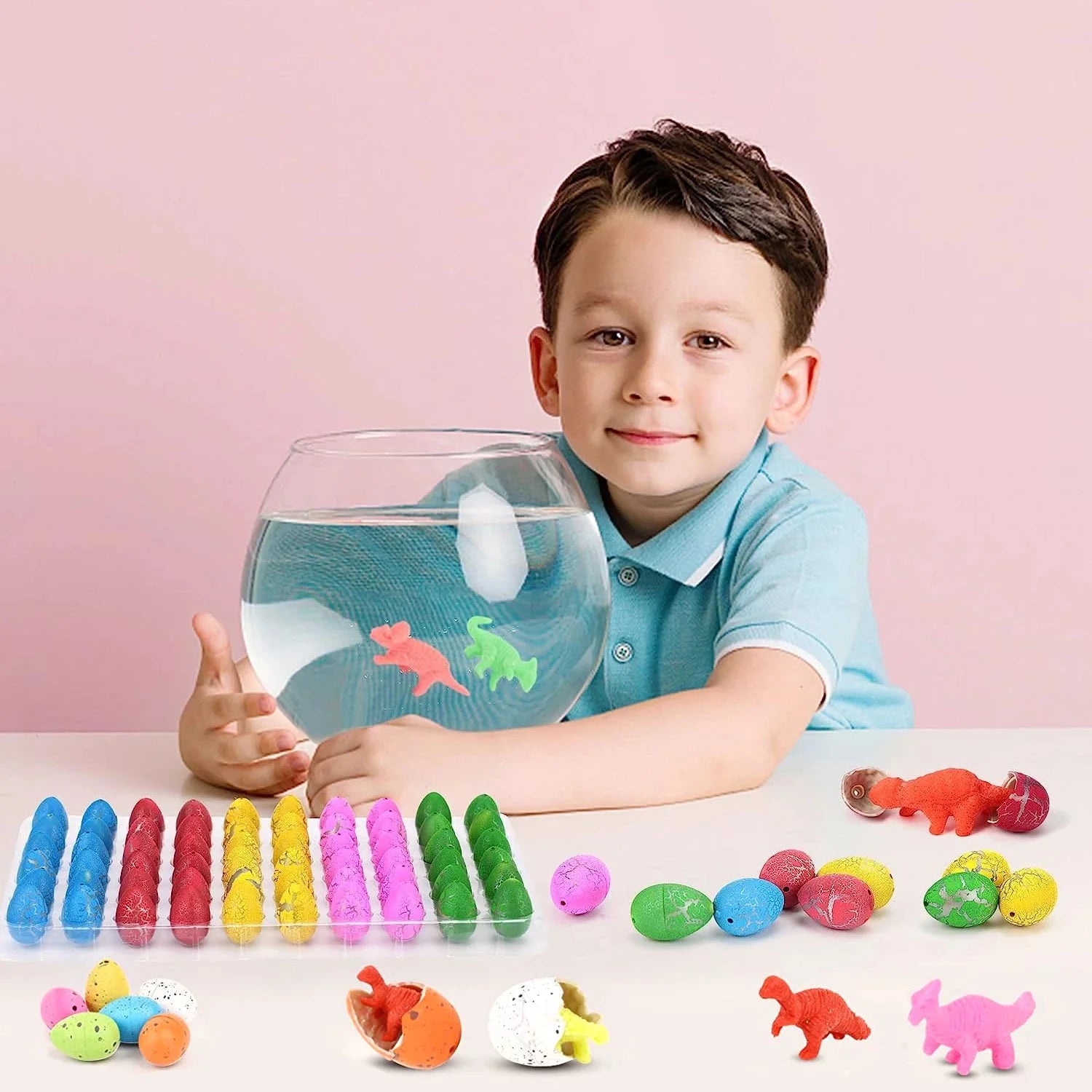 12PCS Dinosaur Eggs – Grow in Water Hatching Science Kit