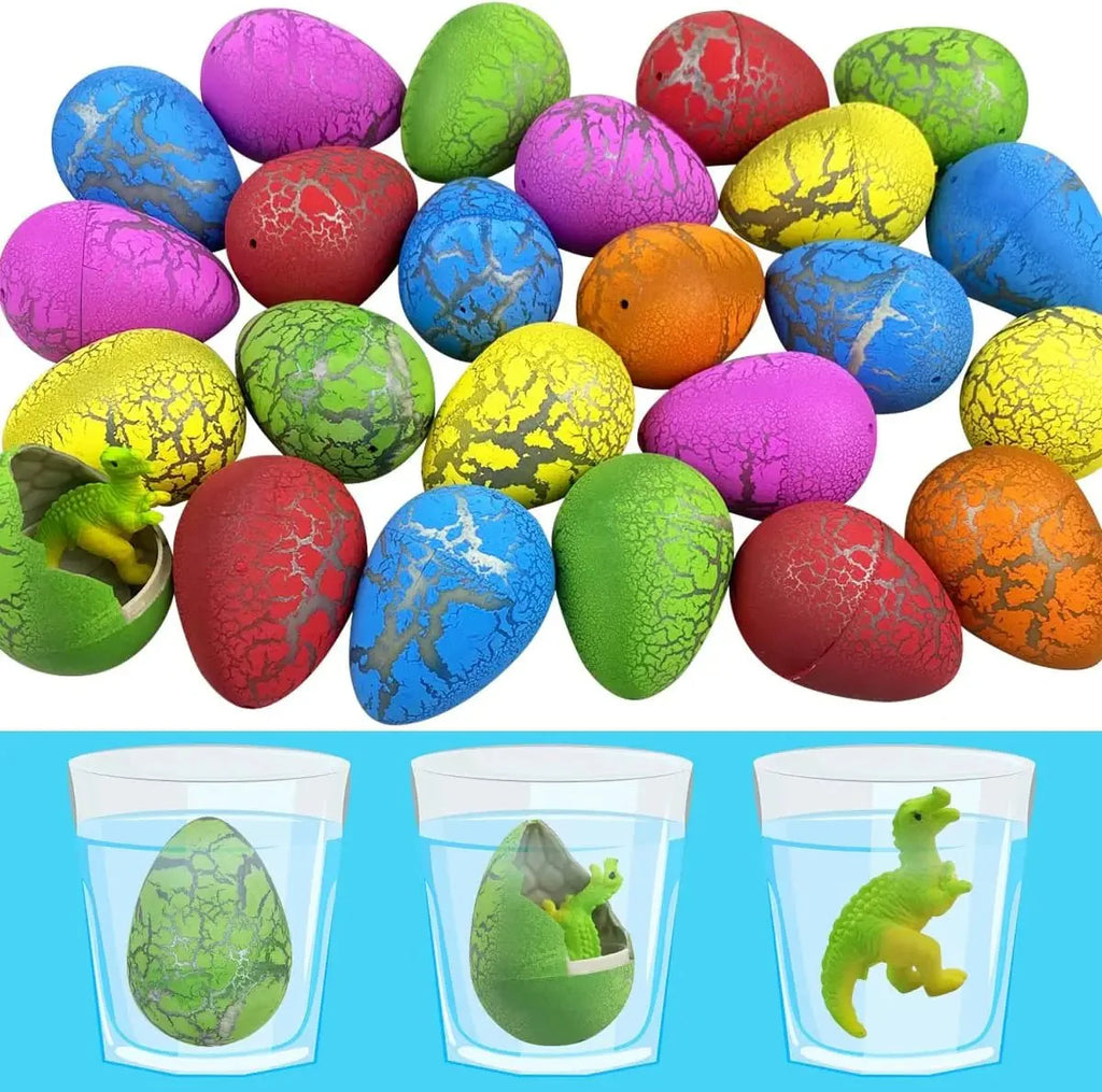 12PCS Dinosaur Eggs – Grow in Water Hatching Science Kit