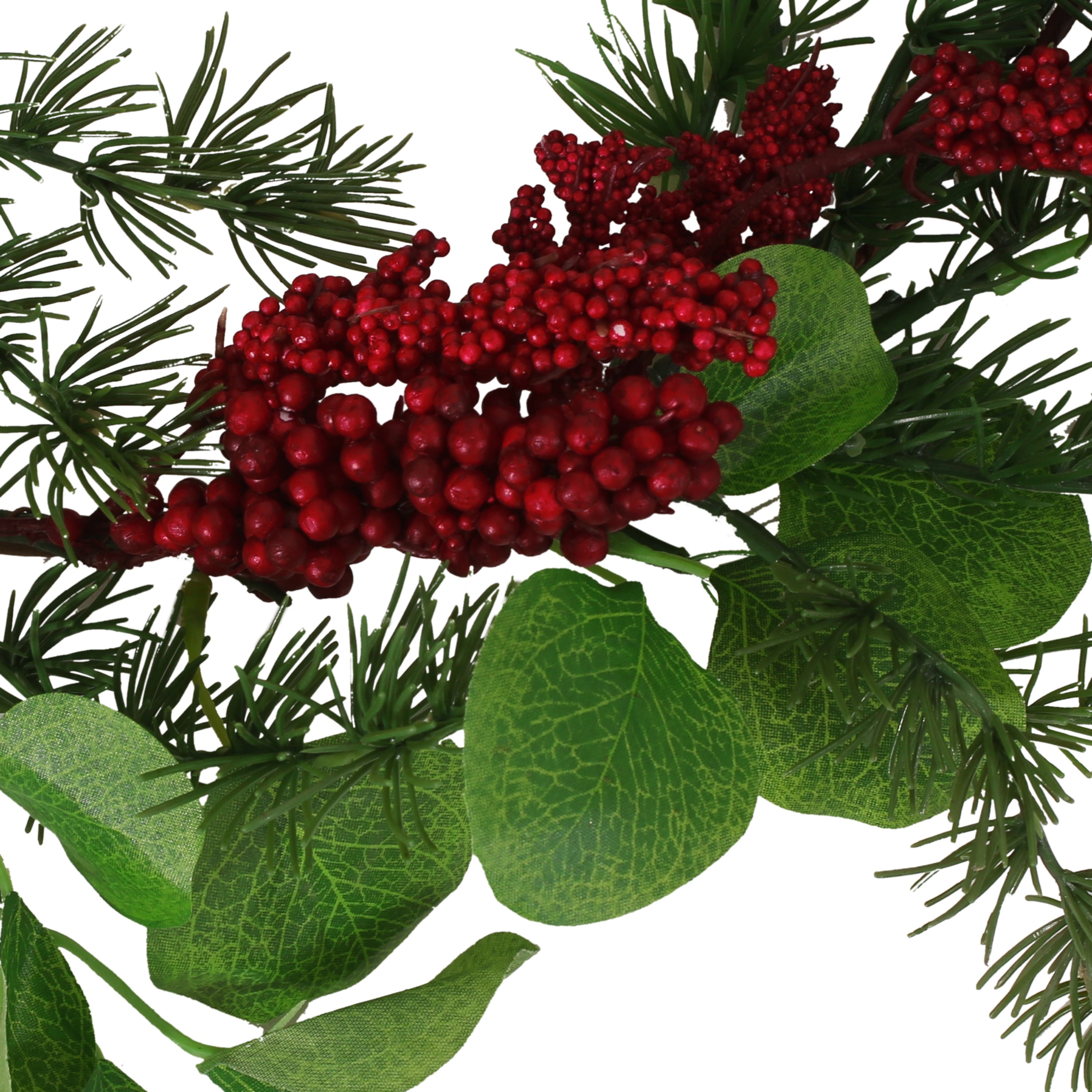 5' LEAVES/BERRY GARLAND