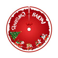 Deer Head Snowflake Santa Claus Gift Box Series Christmas Tree Bottom Decoration Apron Atmosphere Decoration