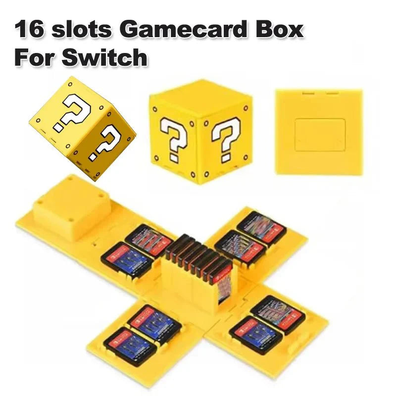 16-Slot Foldable Game Card Case | Nintendo Switch Accessory