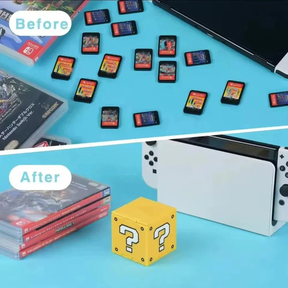 16-Slot Foldable Game Card Case | Nintendo Switch Accessory