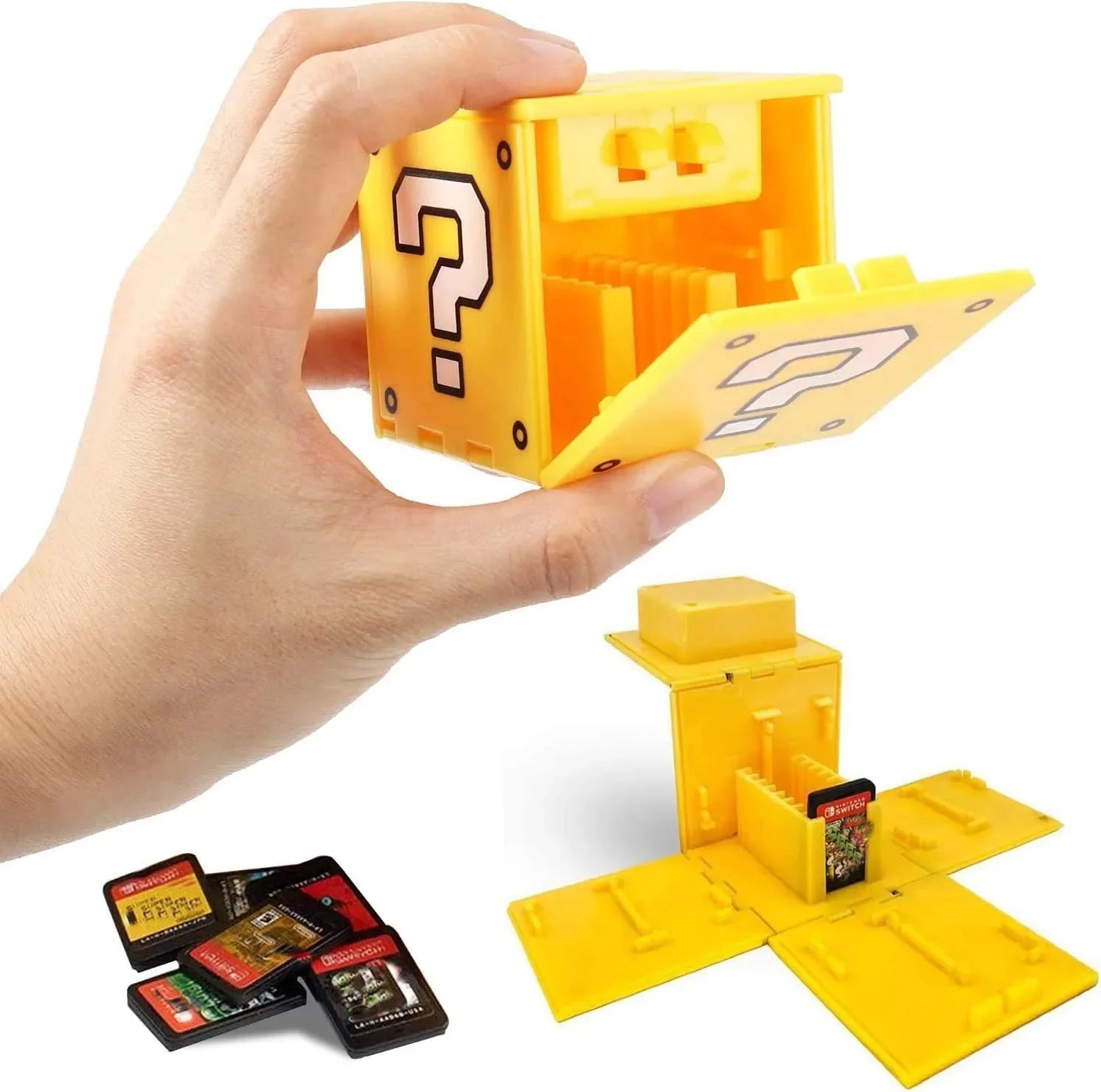 16-Slot Foldable Game Card Case | Nintendo Switch Accessory