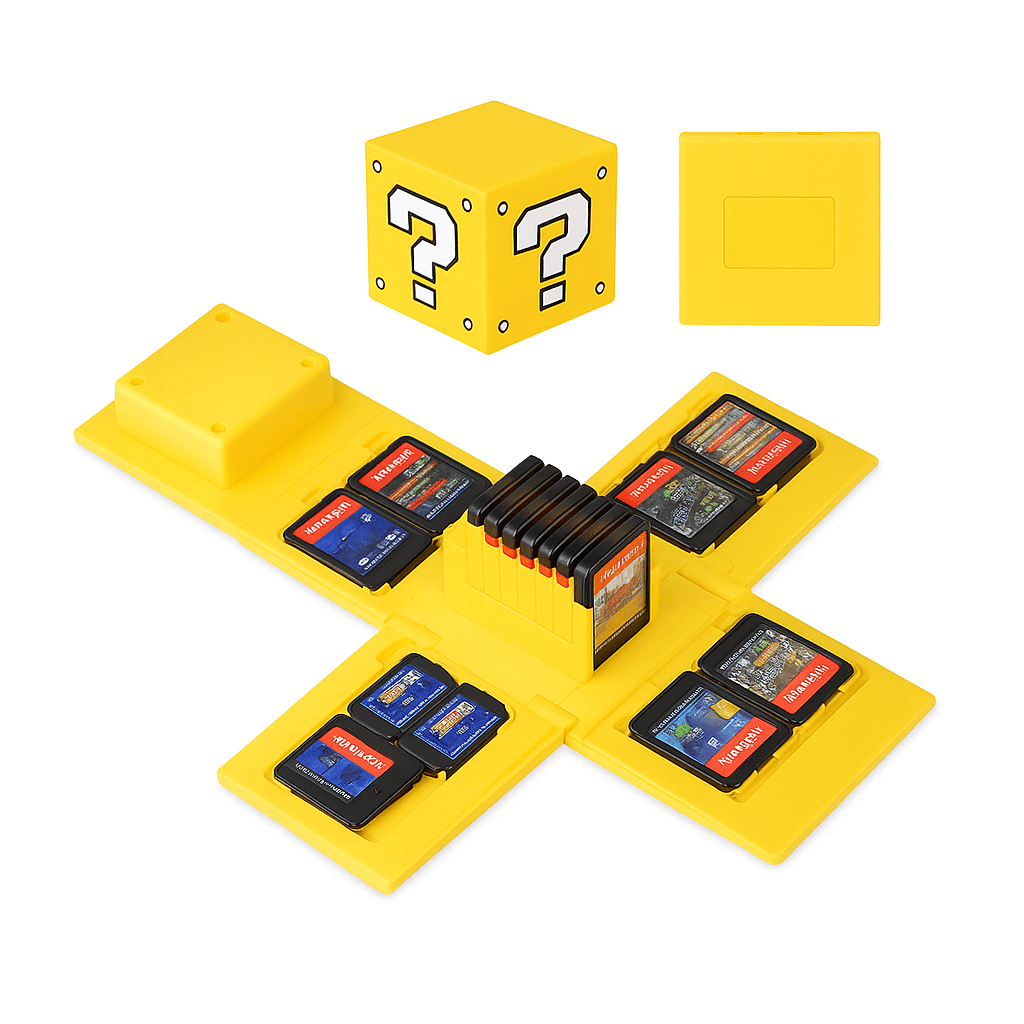 16-Slot Foldable Game Card Case | Nintendo Switch Accessory