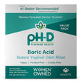 pH-D Feminine Health P H Vaginal Odor Rinse, Instant, Boric Acid 6 Fl Oz