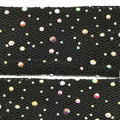 Women's Fishnet Tights With Hot-fixed Rhinestones And Colored Crystal Accents