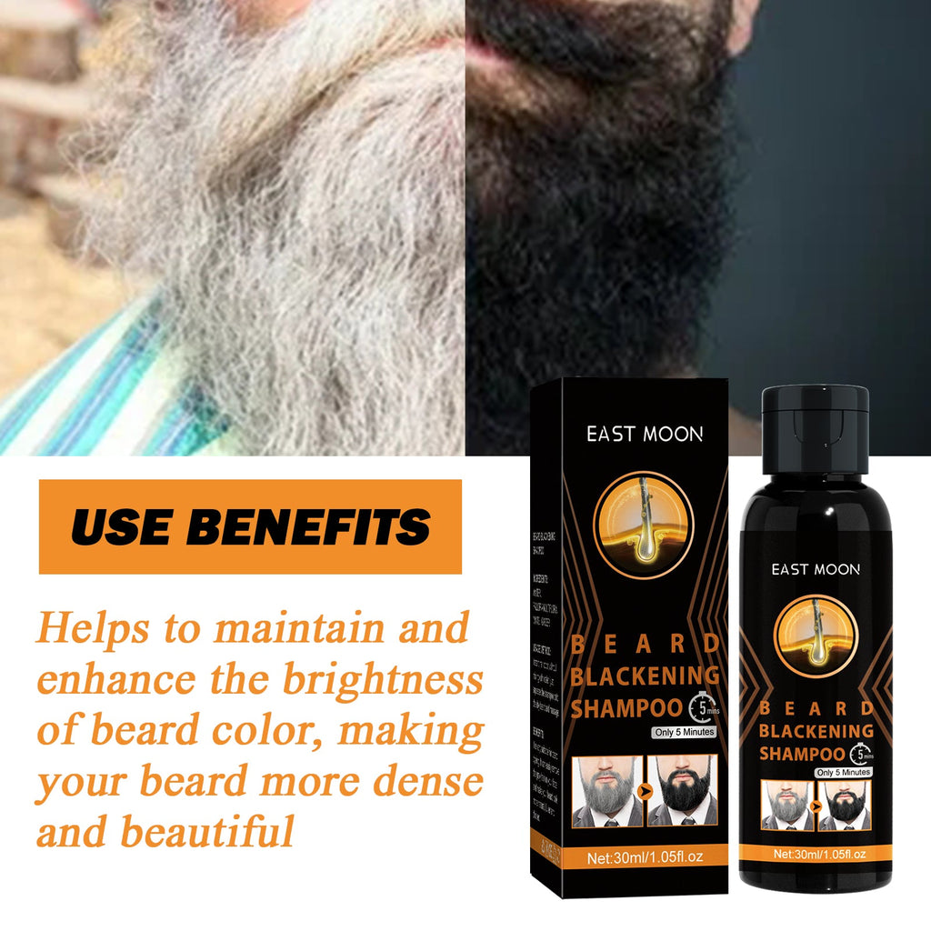 Shampoo Men's Hair Cleansing Moisturizing Massage Treatment Smoothing Dark Hair Shampoo