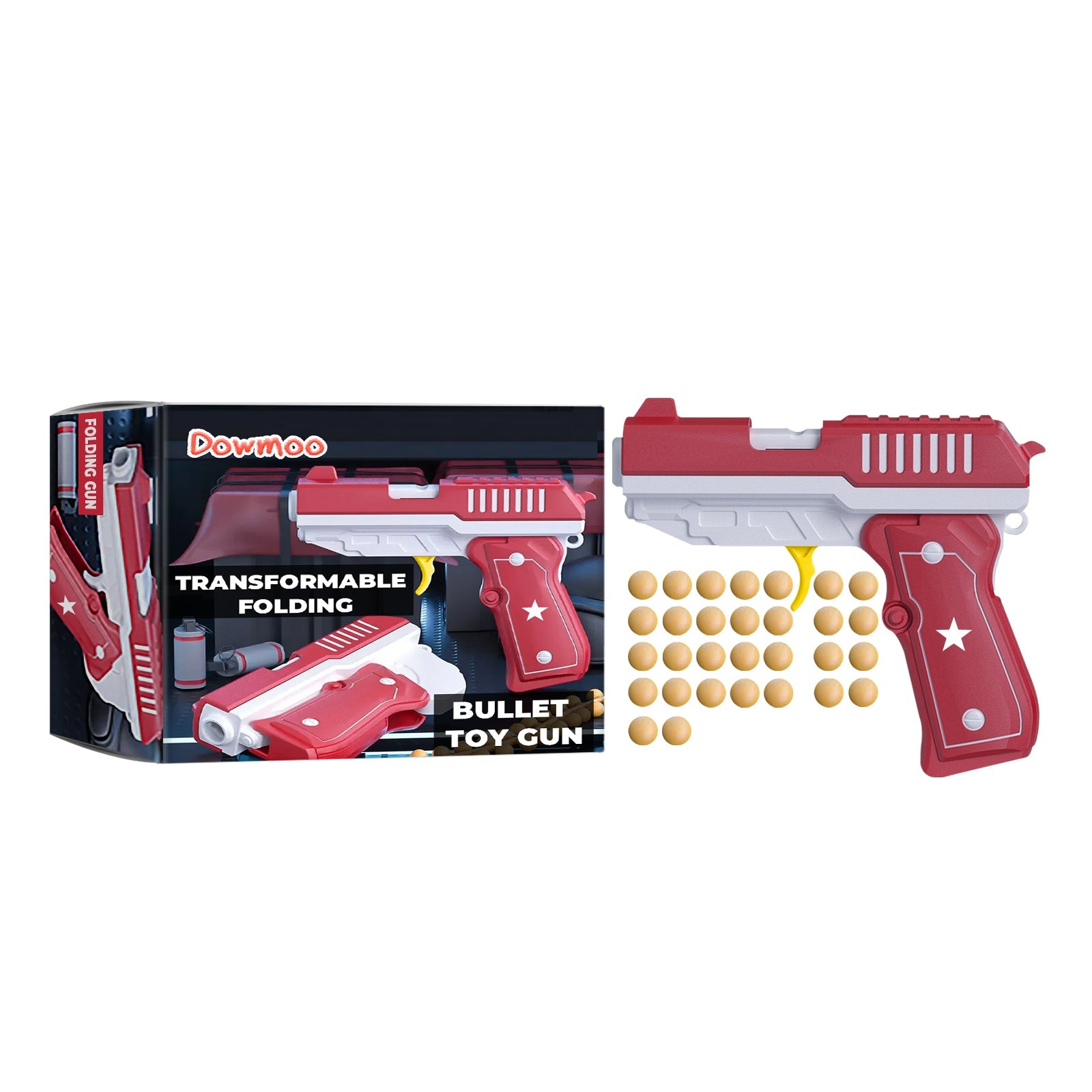 Bullet Toy Gun, Fun Children's Outdoor Interactive Toys Transform Continuous Gift For Boys