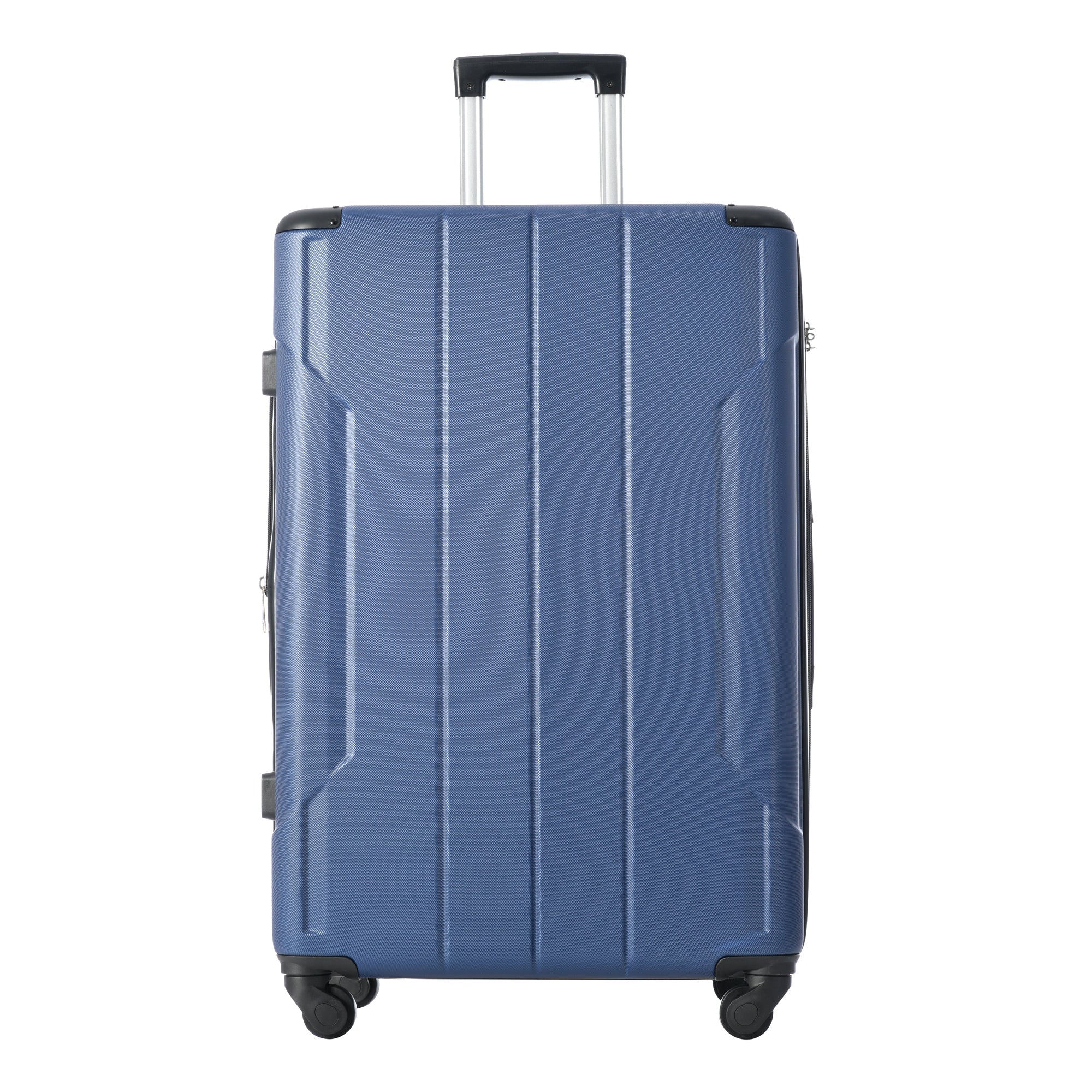 Hardshell Luggage Spinner Suitcase with TSA Lock Lightweight 20'' (Single Luggage) Blue + ABS + 20 Inch Carry On