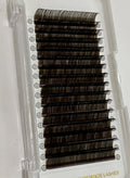 Espresso Brown-Black Color Lashes 16 Lines