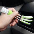 2-in-1 Car Air-Conditioner Outlet Cleaning Brush | Multi-Purpose Dust and Grille Cleaner