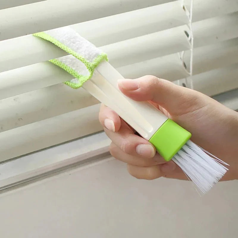 2-in-1 Car Air-Conditioner Outlet Cleaning Brush | Multi-Purpose Dust and Grille Cleaner