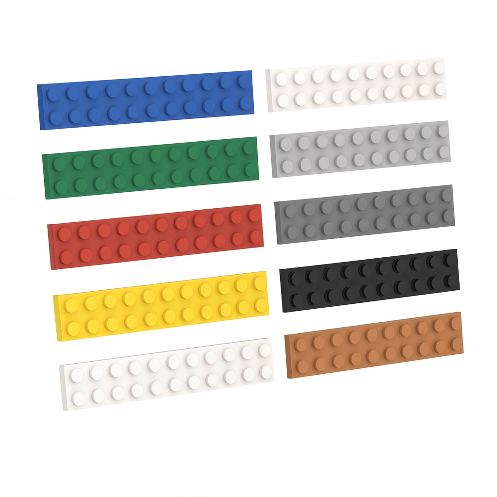 20 PCS 2x12 Flat Plate Building Blocks