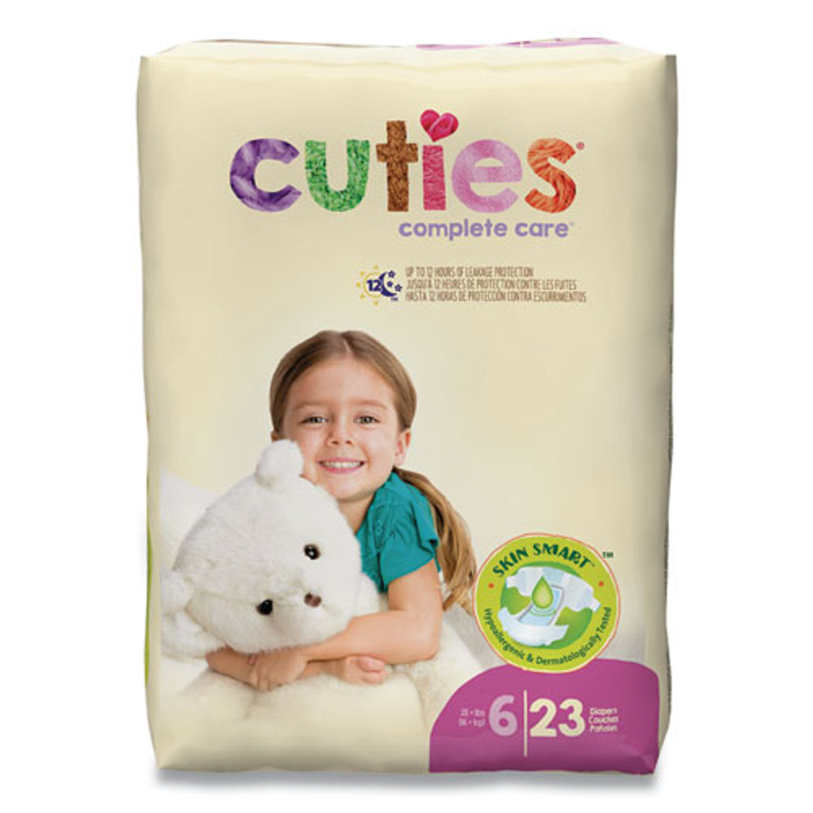Cuties Premium Jumbo Diapers (Size 6, 35+ Lbs)