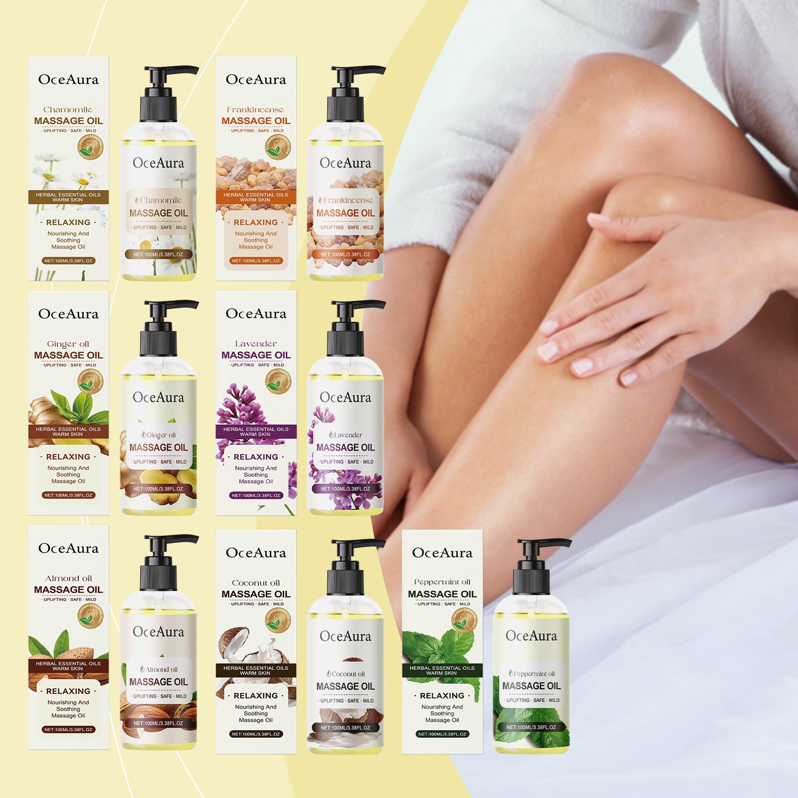 Plant Body Essential Oil (Frankincense), hydrating and moisturizing body moisturizing massage essential oil