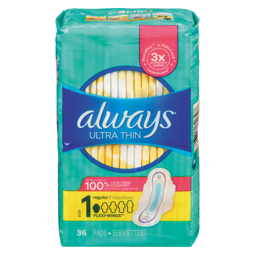 Always Ultra Thin Pads - Regular Size 1 Wings