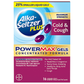 Alka-Seltzer Plus Cold & Cough PowerMax Gels, Maximum Strength, 16 Liquid Gels