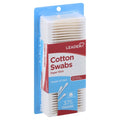 Leader Cotton Swabs with Flexible Paper Sticks, 375 ct
