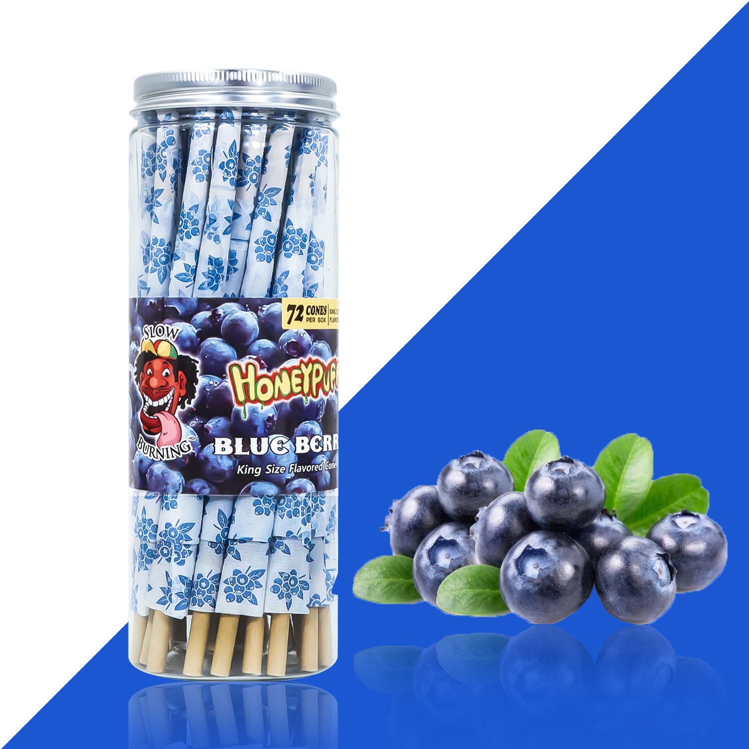 Cigarette roll paper fruit flavor horn tube 72 pack canned flavor paper