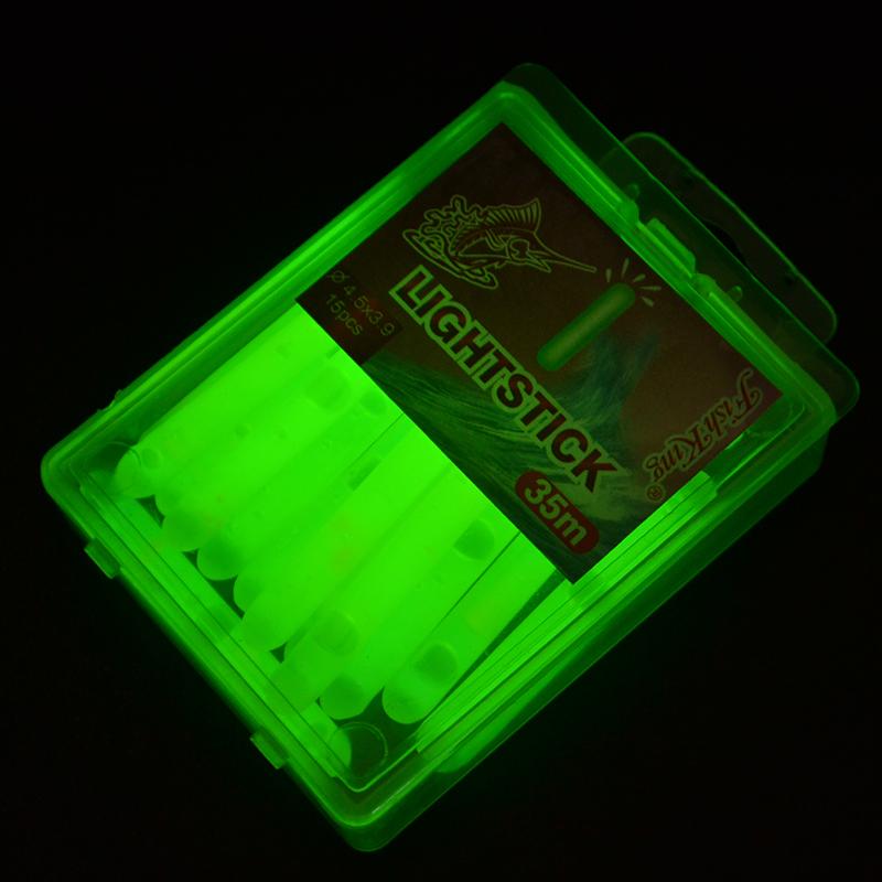 FISH KING 150pcs/lot Fishing Luminous Float 4.5*39mm Glowing Fluorescent Light Stick Night  Float For Carp