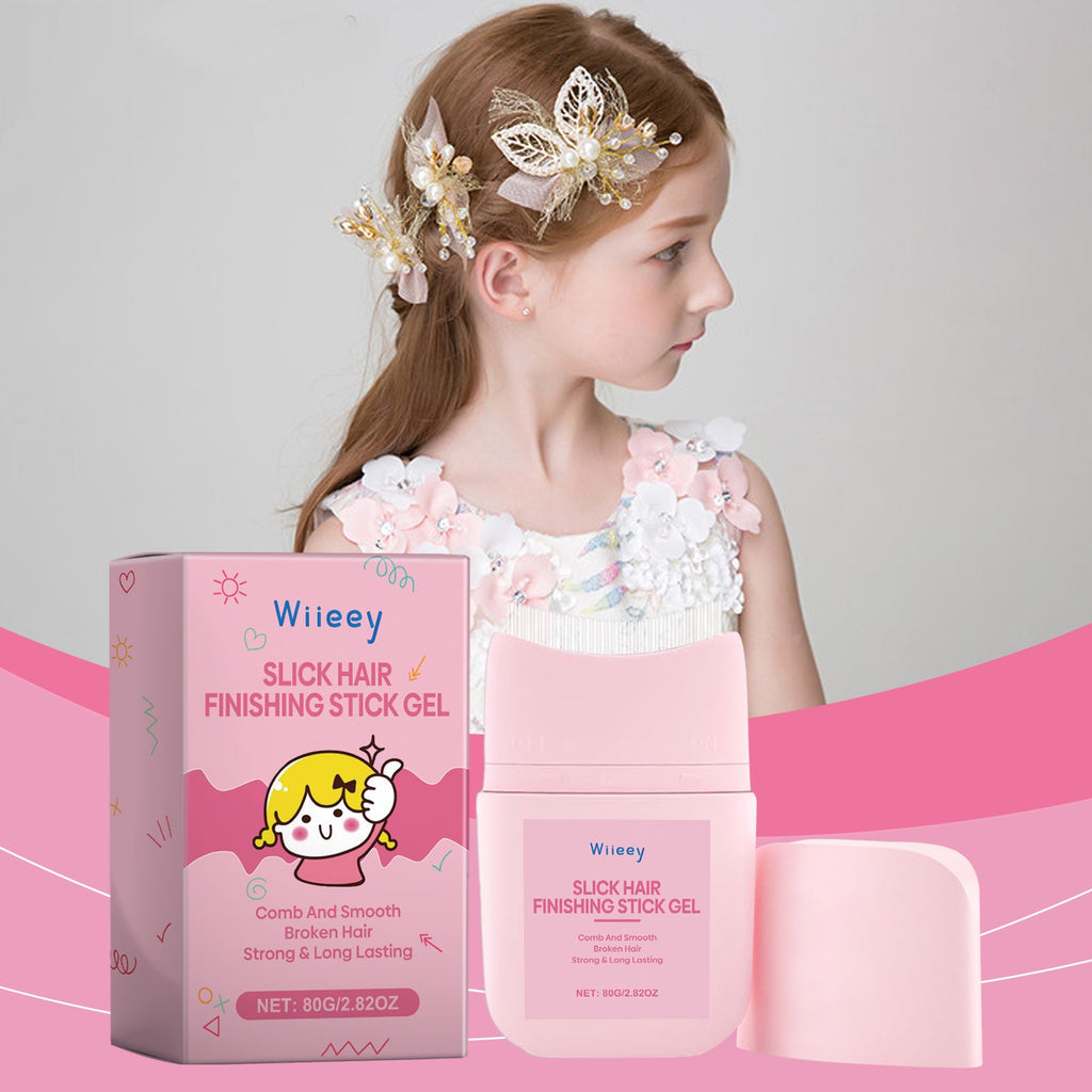 Children's Broken Hair Styling Brush Finish Broken Hair Bangs Styling Nourishing Shine Hair Styling Cream