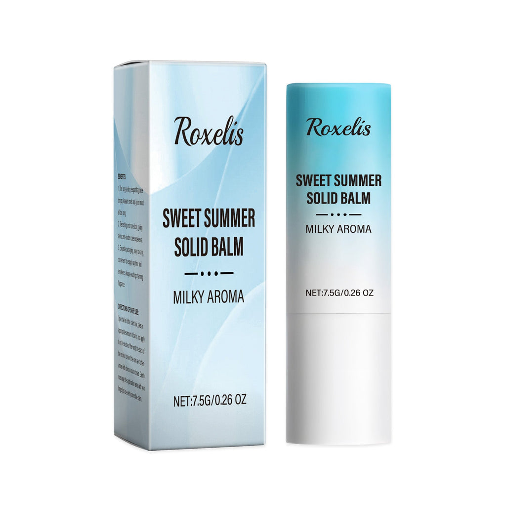 Sweet Summer Solid Balm Series Fresh And Elegant Portable Care Solid Balm With Fragrance And Charm