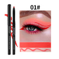White Eyeliner Pencil Color Eyeliner Cream Not Easy To Smudge Waterproof Oil-Proof Slim Eyeliner Gel Pencil
