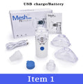 Portable Mesh Nebulizer Silent Ultrasonic Medical Steaming Inhaler USB Charging Adult Kids Respirator Humidifier Health Care