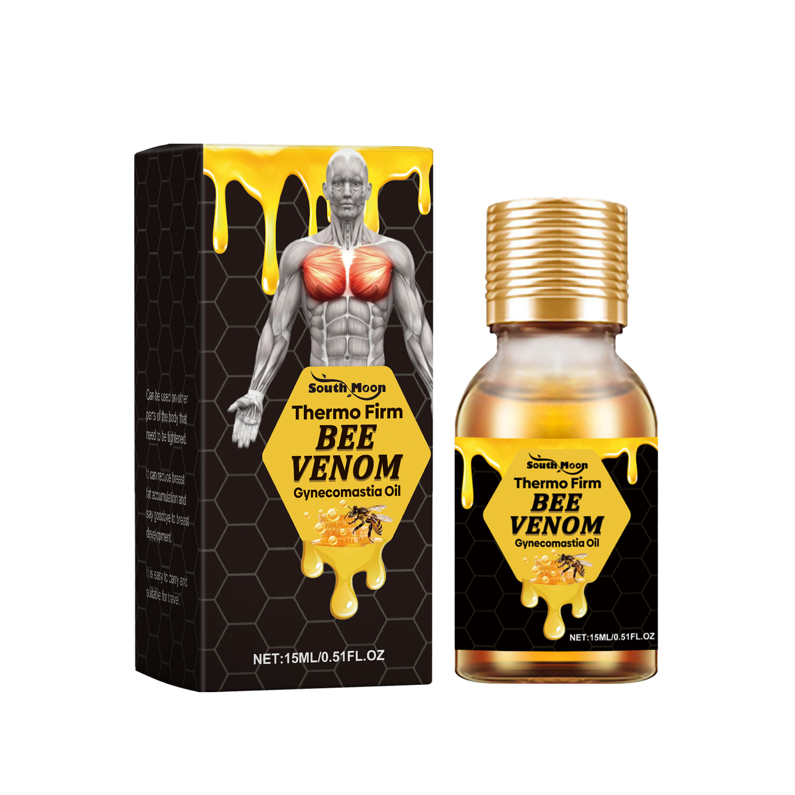 Men's Chest Treatment Oil Gently Nourishes The Elasticity Of Men's Chest Massage
