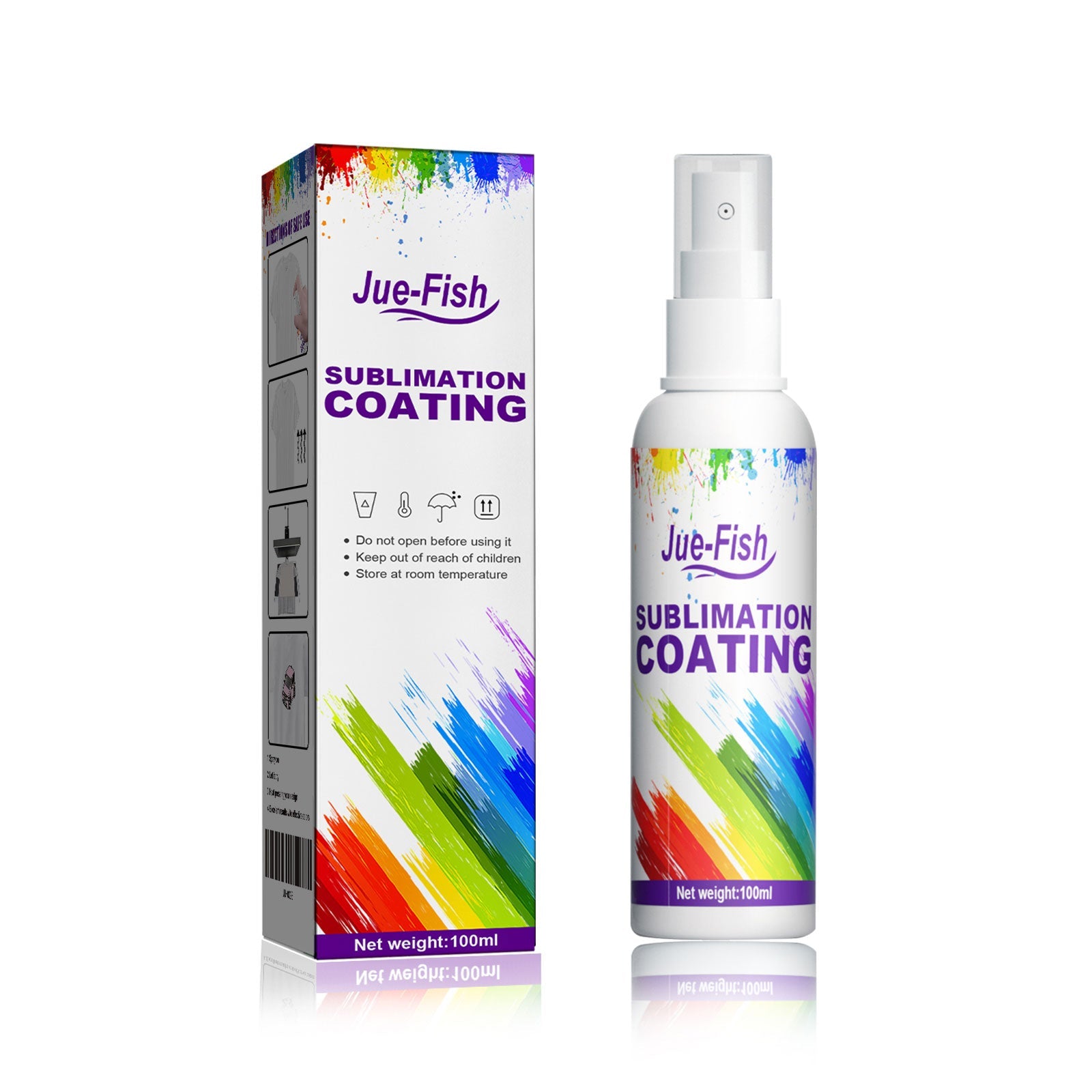 Sublimation Coating Spray Clothing Hot Drawing Heat Transfer Printing Wear-Resistant Stain Resistant Multi-Purpose Adhesion