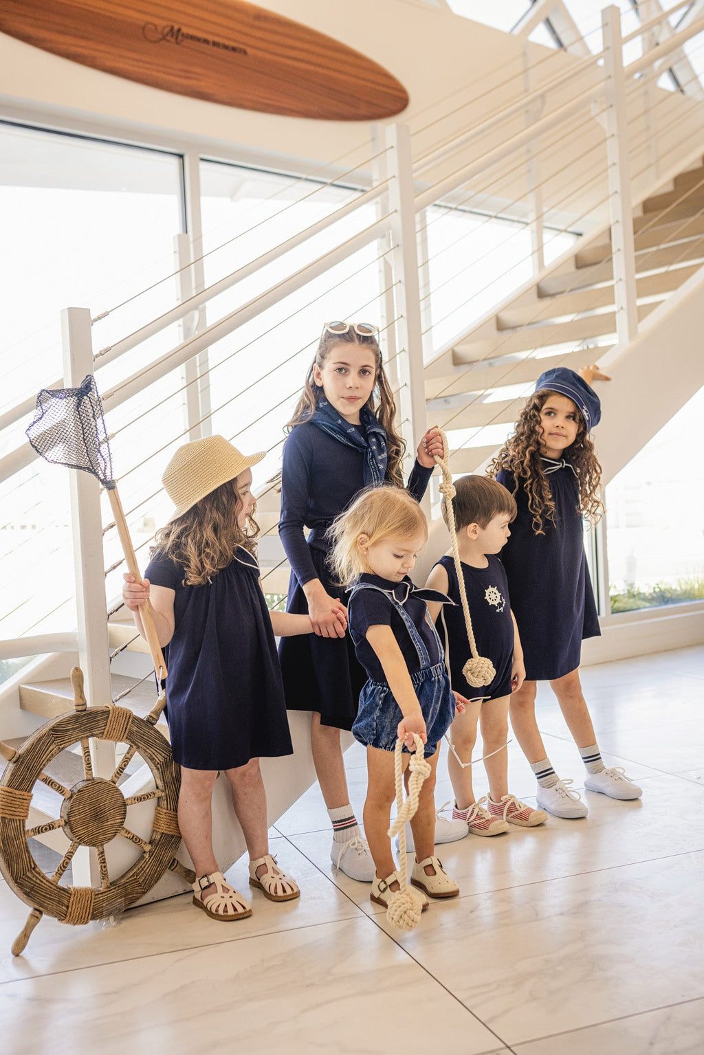Coastal Navy Dress