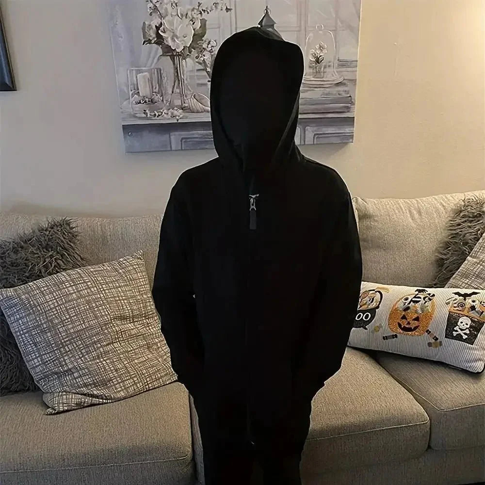 2pcs Black Cosplay Full Mask – Breathable Thin Hood