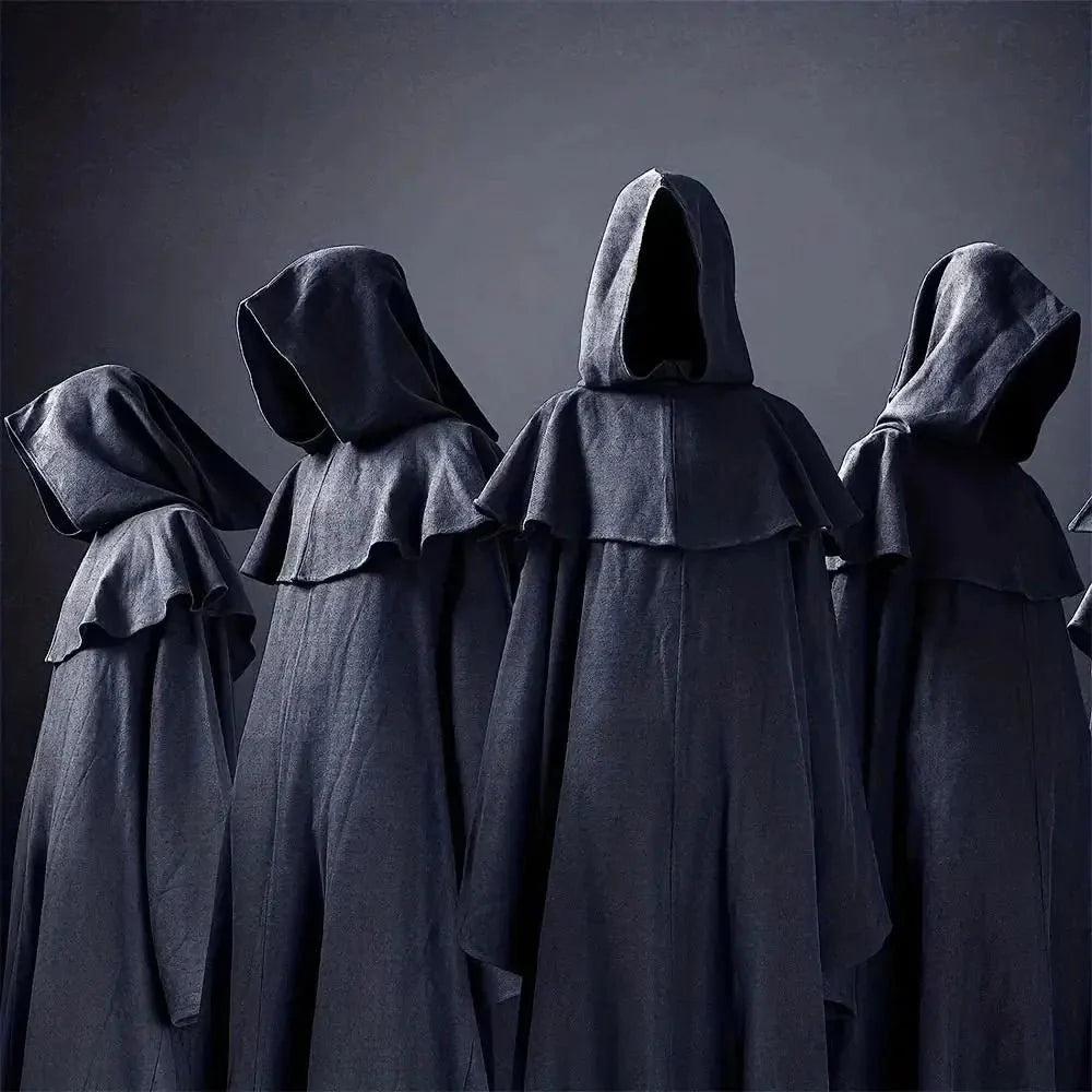 2pcs Black Cosplay Full Mask – Breathable Thin Hood