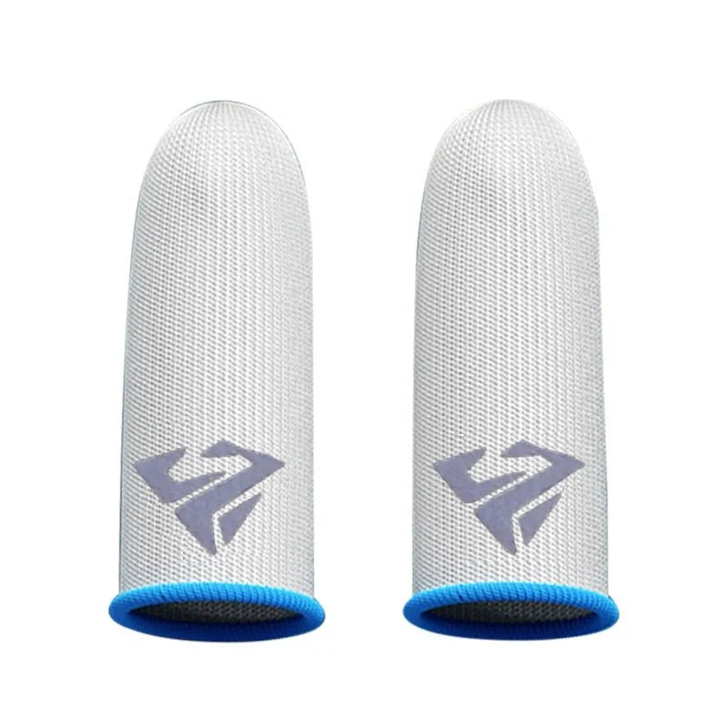 Breathable Gaming Finger Sleeves 2-Pack | Anti-Sweat Thumb Covers for Mobile Games
